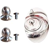 NentMent 2 Pack Glass Teapot Replacement Knob Stovetop Tea Kettle Lid Knobs for Tea Cup Cover Button Olive Shape Handle Top Cap Water Cups Covers Top Bead Accessories Lids with Screw