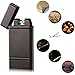 FORHU Light Induction Windproof Dual Arc Electric Lighter USB Rechargeable (Black)