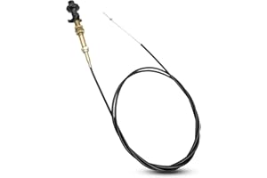 NTSUMI 10FT Heavy Duty Adjustable Vernier Lock Cable Replace VCGTX10 55204, Locking Vernier Control Cable with Detachable Cable Head for Industrial Commercial Household PTO Dump Applications