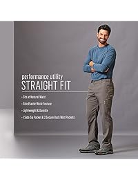 Wrangler Authentics pantalón elástico lateral de rendimiento para hombre