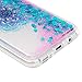 S8 Plus Case, Galaxy S8 Plus Case, Liquid Glitter Case Bling Shiny Flowing Moving Pink Love Hearts Cover Clear Ultral Slim Protective TPU Bumper with Stylus Pen Plug Dust ZSTVIVA - Red Rose Flowers