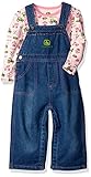 John Deere Girls' Farm Raised Set, Light Pink/Indigo, 3-6 Months