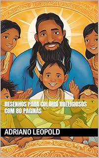 Livro DESENHOS PARA COLORIR RRELIGIOSOS COM 80 PAGINAS