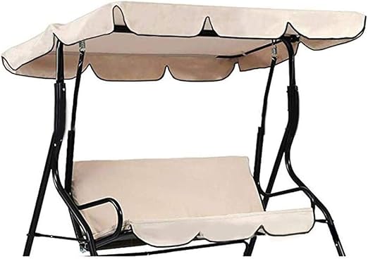 Swing Funda De Asiento, Silla De Columpio De Jardín De 3 Plazas