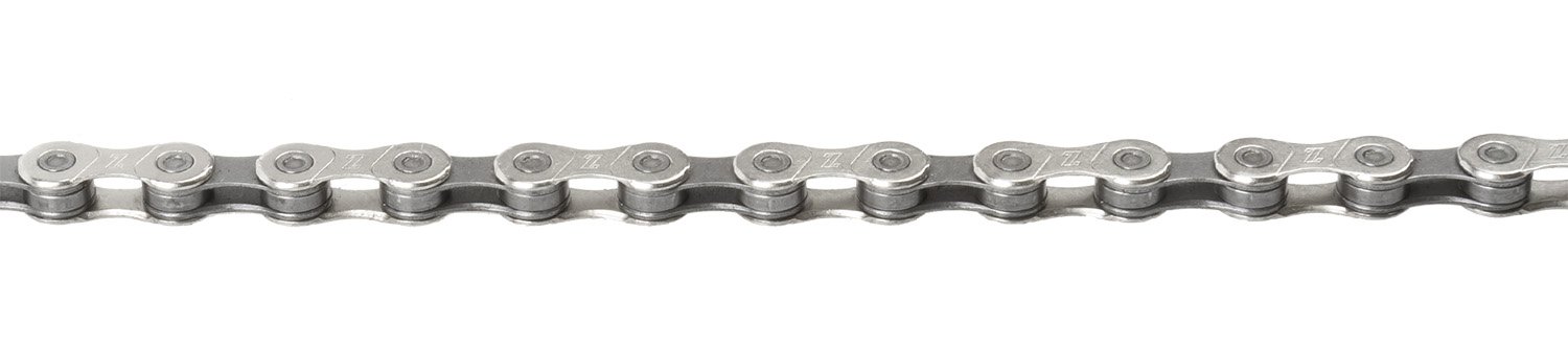 M-WAVE C10 Bicycle Chain - Silver/Grey