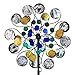 Winwindspinner Outdoor Metal Wind Spinners - Kinetic Wind Sculptures Spinners for Yard Garden, Garden Wind Spinner Décor, Birthday (72 Inch, Silver)
