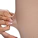 Zcargel Women's Medical Thigh High Overnight Compression Sock 20-30mmHg Stockings (Footless, Nude)