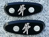 i5 Suzuki Hayabusa Black Billet Mirror Block Off Plates