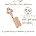 CHUYI Metal Rose Gold Key Shape 16GB USB 2.0 Flash Drive Cool Pen Drive Waterproof Memory Stick Data Storage Funny Thumb Drive U Disk Gift