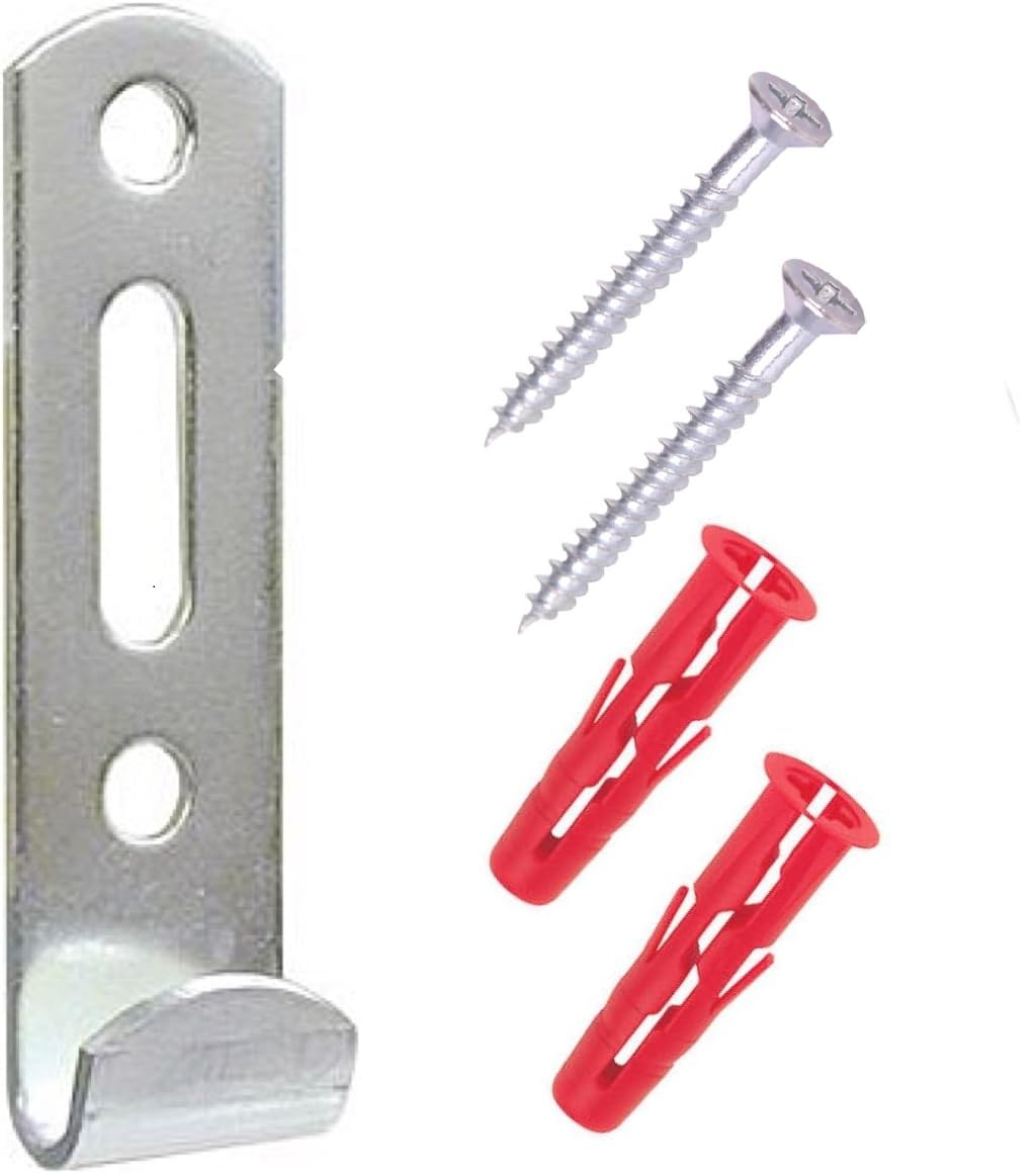 Taskar J Wall Hook Picture Hanging Heavy Duty & Fixings 5 Pack