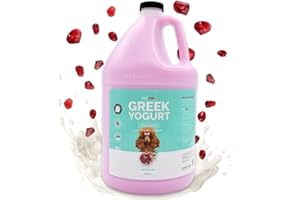 Bark2Basics Pomegranate Greek Yogurt Dog Shampoo, 1 Gallon, Protein Pet Shampoo, Feeds Protein to Hair, Repairs and Nourishes Skin and Coat