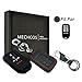 MECHCOS Compatible with Honda Accord Passport CR-V Civic Pilot HR-V Insight Key Fob Cover Case Leather Protector Key Chain Holder