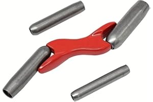 Brick Jointer Tool Set With 4 Sizes 1/2 5/8 3/4 7/8 Inch, Ergonomic Steel Handle Masonry Gap Finisher, Lightweight Bricklayin