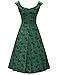 MUXXN Women's 1950s Scoop Neck Off Shoulder Cocktail Dress