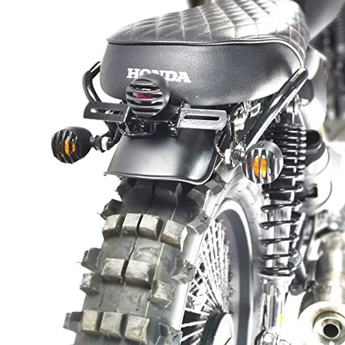 Motorcycle Turn Signals Light Chrome Bulb Indicators Incandescent Blinkers Universal Fit for Harley,Honda,Yamaha,Suzuki,Kawasaki (2 PCS)