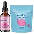 JoySpring Calmify & Genius Gummies Bundle | Naturally Sourced Kids Vitamins & Minerals | Non-Alcoholic, Sugar-Free Liquid Formula | Vegan & Vegetarian Liquid Drops and Gummies Supplement