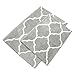 U'Artlines 2Pcs Doormat Area Rugs Microfiber Decorative Non Slip Floor Mat Machine Washable for Indoor Outdoor Entryway Kitchen (17.7x25.6+17.7x47.2, Gray)