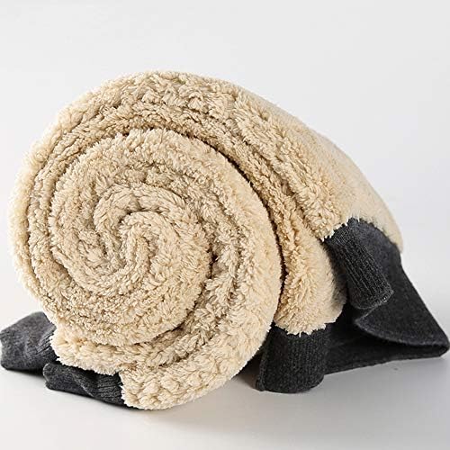 Fleece-lined heat retention pants with elastic waistband in polyester fabric.