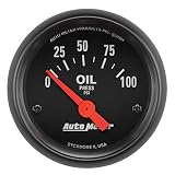 AUTO METER 2634 Z-Series Electric Oil Pressure Gauge
