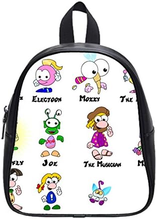 Rayman Origins All Characters Custom Kids School High-Grade PU Leather Backpack (Small)