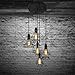 Electro bp;Rustic Barn Metal Chandelier Max 200w with 5 Light Bulbs Included