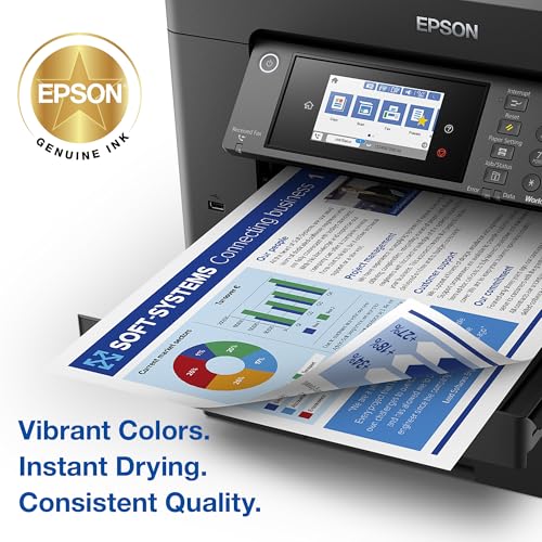 EPSON 812 DURABrite Ultra Ink High Capacity Black & Standard Color Cartridge Combo Pack (T812XL-BCS) Works with WorkForce Pro WF-7310, WF-7820, WF-7840, WorkForce EC-C7000