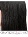 Chantiche New Style Short Bob Light Yaki Human Hair Wigs With Straight Bangs Natural Looking 100% Indian Remy Hair Glueless None Lace Replacement Wigs For Women 14 Inch #1B