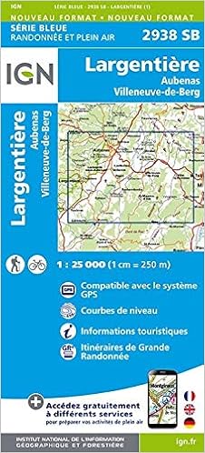 Amazon Fr 2938sb Largentiere Aubenas Villeneuve De Berg Ign Livres