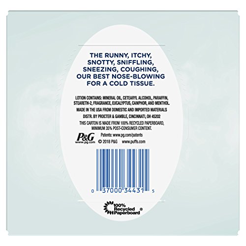 Puffs Plus Lotion with Vicks Facial Tissues, 24 Cubes, 48 Tissues per Cube - Thumbnail 2