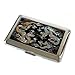 2024 Chinese Lunar New Year Zodiac Blue Dragon Mother of Pearl Design Engraved Metal Stainless Steel Cigarette Holder Case Storage Box (Blue Yellow Dragon)
