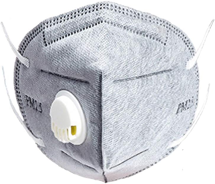 4 Pcs Face Anti-dust m.ä.s.k, 6 Layer Protection Filter, With Breathing Valve,Adaptable Nose Bar