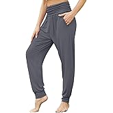 Gracyoga Women's Yoga Joggers Pants Casual Loose Workout Sweatpants Comfy Lounge Pants with Pockets