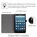 Fintie Folio Case for All-New Amazon Fire HD 8 (6th Generation, 2016 release), Slim Fit Premium Vegan Leather Standing Cover with Auto Wake /Sleep for Fire HD 8 Tablet (2016 6th Gen Only), Don't Touch