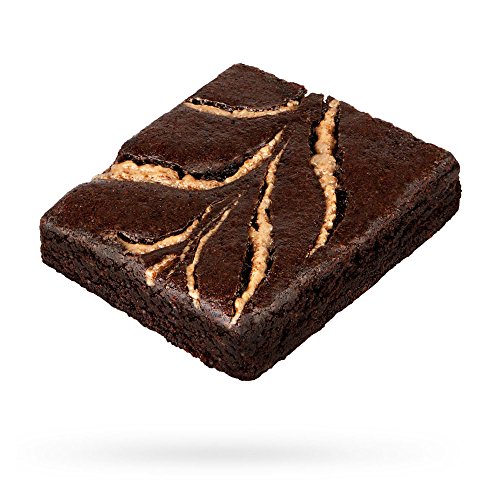 Paleo Brownies, Chocolate with Almond Butter Drizzle, 100% Gluten Free Paleo Snack, 6g Protein Per Brownie, Crafted by Base Culture (2 Count)