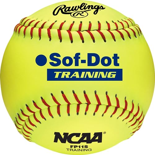 Rawlings | NCAA Soft Poly-Core Fastpitch Training Softballs | 11" & 12" Options…