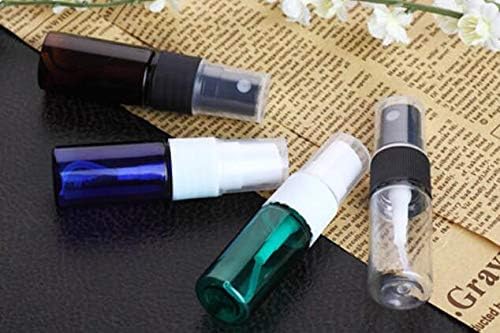VASANA 12PCS 10ml Empty Small Spray Bottle Green Plastic Fine Mist Spray Bottle Sprayer for Travel Cleaning Water Essential Oils Perfumes and More - Image 5
