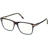 Eyeglasses Tom Ford FT 5817 -B 055 Shiny Bilayer Transp Blue & Classic Havana,"