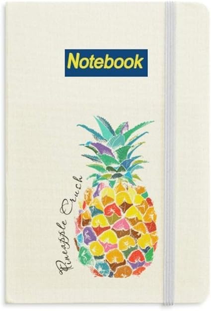 Amazon 水彩絵の具pineappleトロピカルフルーツ ノートブッククラシックジャーナル日記a 5 日記帳 文房具 オフィス用品