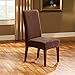 SureFit Stretch Pique - Shorty Dining Room Chair Slipcover - Chocolate (SF36847)