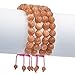 AD Beads Natural 10mm Gemstone Bracelets Healing Power Crystal Macrame Adjustable 7-9 Inch (Sunstone)