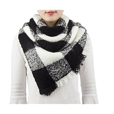 Women's Blanket Plaid Scarf, Fashion Tassels Scarf Shawl Christmas Gift KAISIN Women's Blanket Plaid Scarf, Fashion Tassels Scarf Shawl Christmas Gift KAISIN