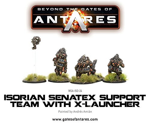 Isorian Senatex Support Team With X-launcher Figures