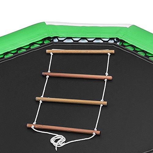 Popsport Inflatable Water Trampoline Series Splash Padded Water Bouncer Inflatable Bouncer Jump Water Trampoline Bounce Swim Platform for Water Sports (Green, 10Ft) - Thumbnail 6