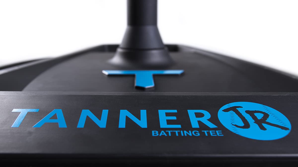 Tanner Jr. Batting Tee for Kids and Toddlers. Durable Youth T Ball Tee T Ball Stand with Easy Height Adjustments and Flexible Rubber Cone. Built to Last. Learn Like Pro on This Tee Ball Tee