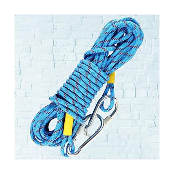 BESPORTBLE Verdickung Kletterseil Verschleißfestigkeit Kletterseil Höhenkletterseil Sicherheitsgurtschnur Outdoor Nylon… – Bild 7