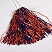 Blue and Orange Pom Poms