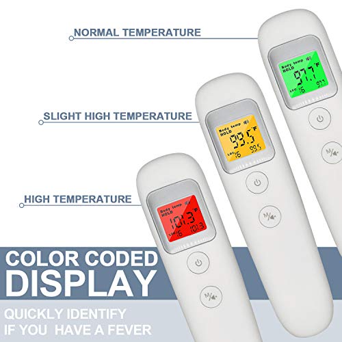 Digital Infrared Forehead Temperature Gun, Instant Results, Feature