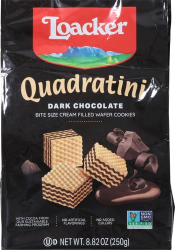 LOACKER WAFER QUDRTNI DRK CHOC 25 8.82OZ