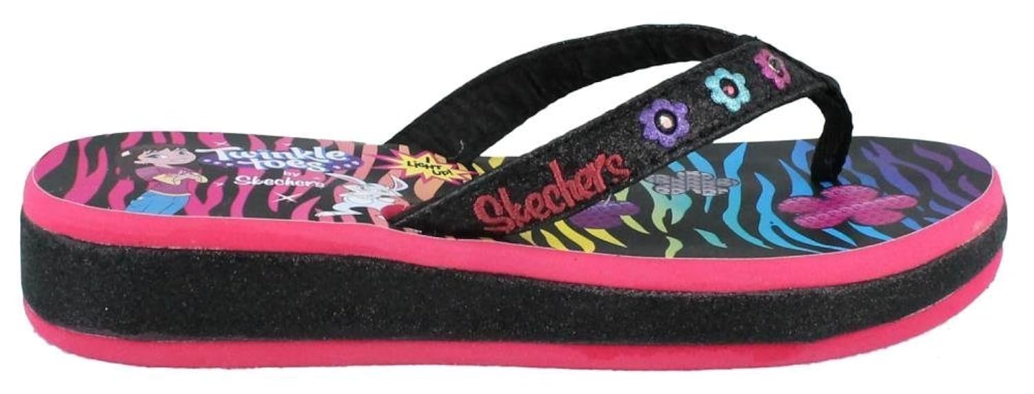 skechers twinkle toes light up flip flops
