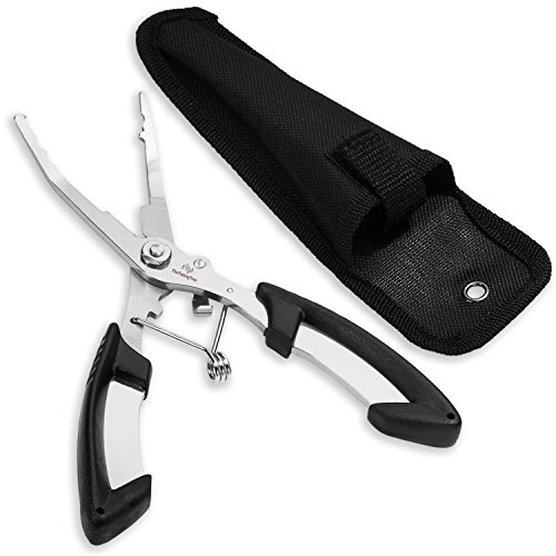 Buy Fishing Pliers 6.5 Inch, Stainless Steel Long Needle Nose for Split